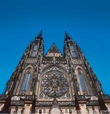 Praha - katedrála sv. Víta - podhled